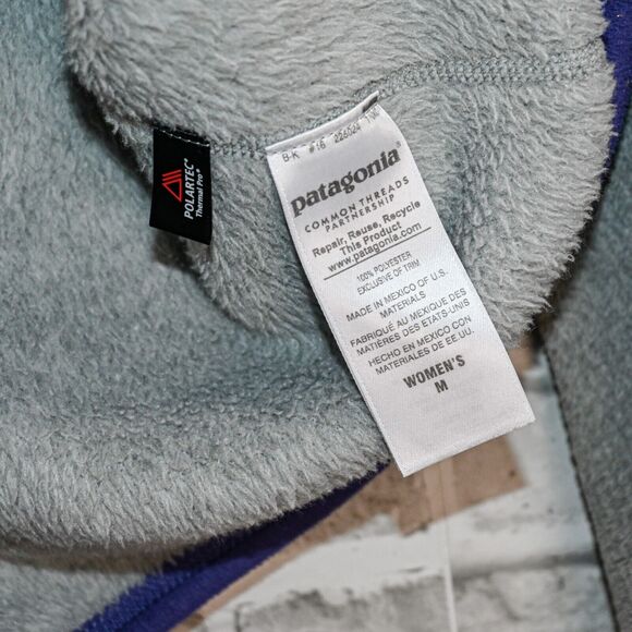 Patagonia Women's Re-Tool Snap T Pullover Jacket Polartec Fleece sz Medium - Picture 8 of 8